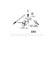 Trolley Jack Diagram and Parts List for 875501290  Craftsman Jack