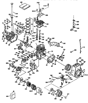 Engine 143.969003 (71/143) Diagram and Parts List for 143969003  Craftsman Engine