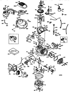 Engine 143.976602 (71/143) Diagram and Parts List for 143976602  Craftsman Engine