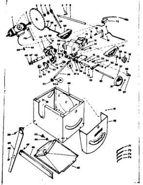 Part Location Diagram of 62248 Craftsman Owner's manual