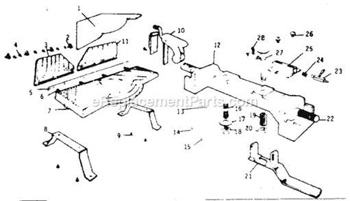 Part Location Diagram of 28921 Tecumseh Muffler