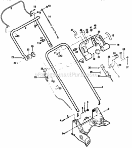 Part Location Diagram of GW-9057 MTD KNOB
