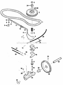 Part Location Diagram of 1118809 MTD Lock Nut 3/8-16