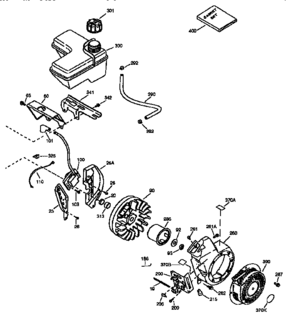 Engine 143.965021 (71/143) Diagram and Parts List for 143965021  Craftsman Engine