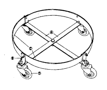 Part Location Diagram of D1461 Craftsman Support bar