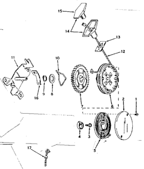 Side Mount Rewind Starter Diagram and Parts List for 143187052  Craftsman Engine