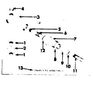 Regulator Assembly Diagram and Parts List for 471261820  Craftsman Pressure Washer