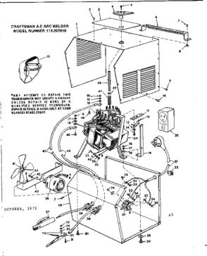 Part Location Diagram of 60136 Craftsman Flat washer, 8-pack
