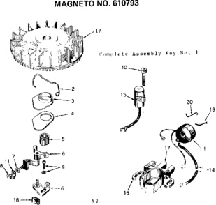Unit Parts Diagram and Parts List for 143214052  Craftsman Engine
