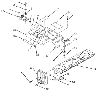 Fender/chassis Diagram and Parts List for 917256220  Craftsman Engine