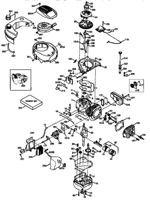 Engine 143.976600 Diagram and Parts List for 143976600  Craftsman Engine