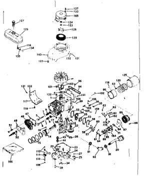 Part Location Diagram of 31571A Craftsman Fuel tank