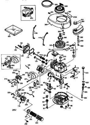 Engine (71/143) 143.974030 Diagram and Parts List for 143974030  Craftsman Engine