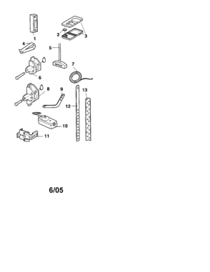 Installation Assembly Diagram and Parts List for 13953910D  Craftsman Garage Door Opener
