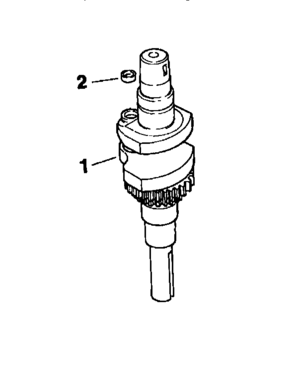 Crankshaft (div. 701/501) Diagram and Parts List for 501CV15S-41526  Craftsman Engine
