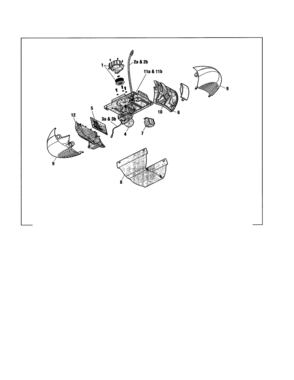 Motor Unit Assembly Diagram and Parts List for 139559181  Craftsman Garage Door Opener