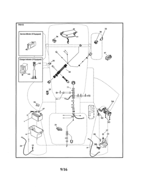 Electrical Diagram and Parts List for 917990470  Craftsman Lawn Tractor