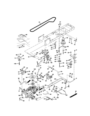 Part Location Diagram of 165595 Craftsman Shaft assembly