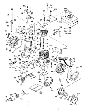 Part Location Diagram of 32586C Craftsman Lawn & garden equipment engine cylinder assembly
