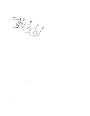 Wheels And Tires Diagram and Parts List for 917272462  Craftsman Lawn Tractor