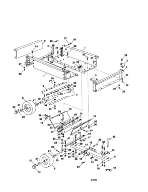 Part Location Diagram of 24359 Craftsman Axle
