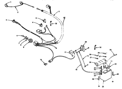 Electrical Diagram and Parts List for 917255727  Craftsman Lawn Tractor