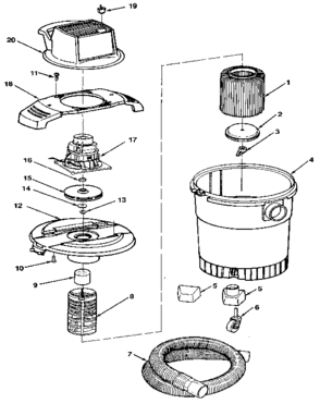 Part Location Diagram of 73164 Generac Stator assembly