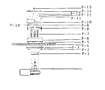 Part Location Diagram of P-16 Craftsman Switch