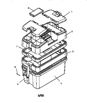Tool Organizer Ii Diagram and Parts List for 706653061  Craftsman Tool Stand & Cart