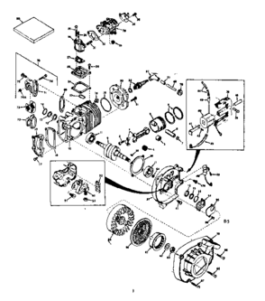 Type 1446 Diagram and Parts List for 91763208  Craftsman Chainsaw
