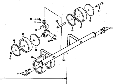Part Location Diagram of 1044 Craftsman Carriage bolt