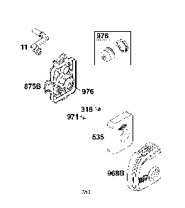 Part Location Diagram of 594281 Briggs and Stratton Primer-carburetor