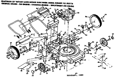Part Location Diagram of 82930 Generac Corner Post, Rear