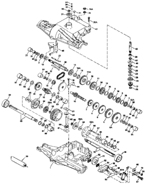 Replacement Parts Diagram and Parts List for 143820-010B  Craftsman Lawn Tractor