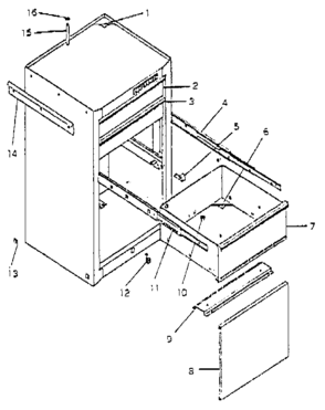 Unit Parts Diagram and Parts List for 706652391  Craftsman Tool Stand & Cart