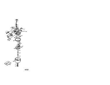 Carburetor Diagram and Parts List for 143046702  Craftsman Engine