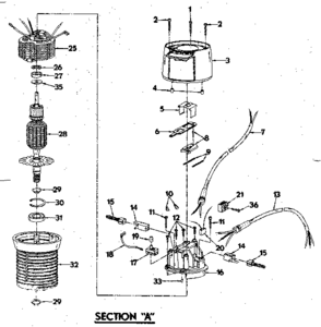Part Location Diagram of 612547-134 Craftsman Owner's manual