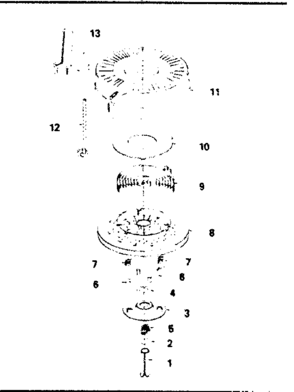 Rewind Starter No. 590621 Diagram and Parts List for 143384112  Craftsman Engine