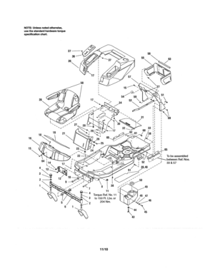 Frame/body/seat Diagram and Parts List for 107289920  Craftsman Engine