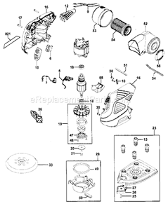 Part Location Diagram of 90558556 DeWALT Pad Tip