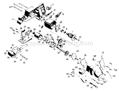 Part Location Diagram of 945186-01 Craftsman Data Plate
