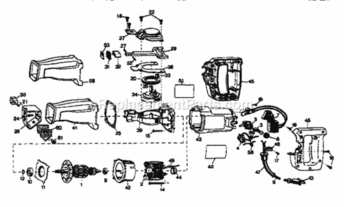 Part Location Diagram of 146583-00 DeWALT Boot