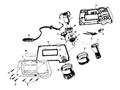 Page A Diagram and Parts List for 900275580  Craftsman Sander Polisher