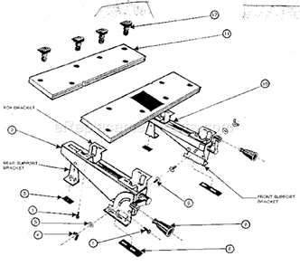 Unit Parts Diagram and Parts List for 900288930  Craftsman Vise