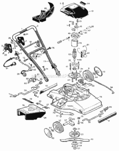 Page A Diagram and Parts List for 900370260  Craftsman Lawn Mower
