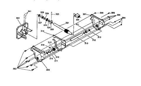 Gearcase Diagram and Parts List for 536886610  Craftsman Snow Blower