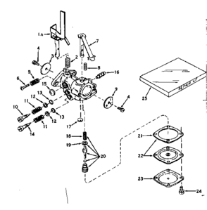 Carburetor No. 631299 Diagram and Parts List for 143171112  Craftsman Engine