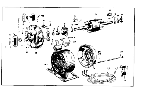 Part Location Diagram of 37175 Tecumseh Crankshaft