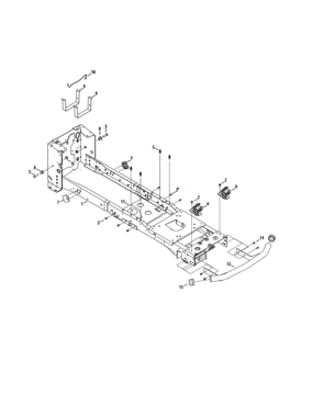 Part Location Diagram of 731-10069D MTD Hood Pivot Bracket