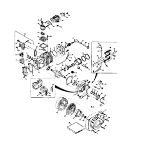 Type 1471 Model Ah-49 Diagram and Parts List for 91763202  Craftsman Chainsaw